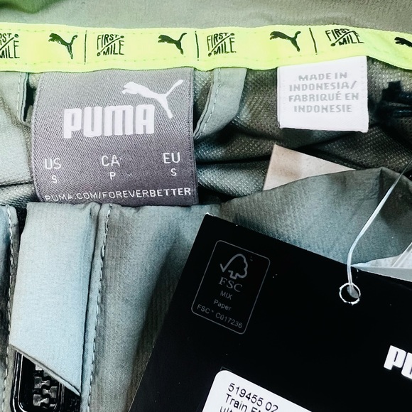 PUMA First Mile Train Woven 1/2 Zip Jacket Windcell Running Jacket Mens Size S - Picture 9 of 10